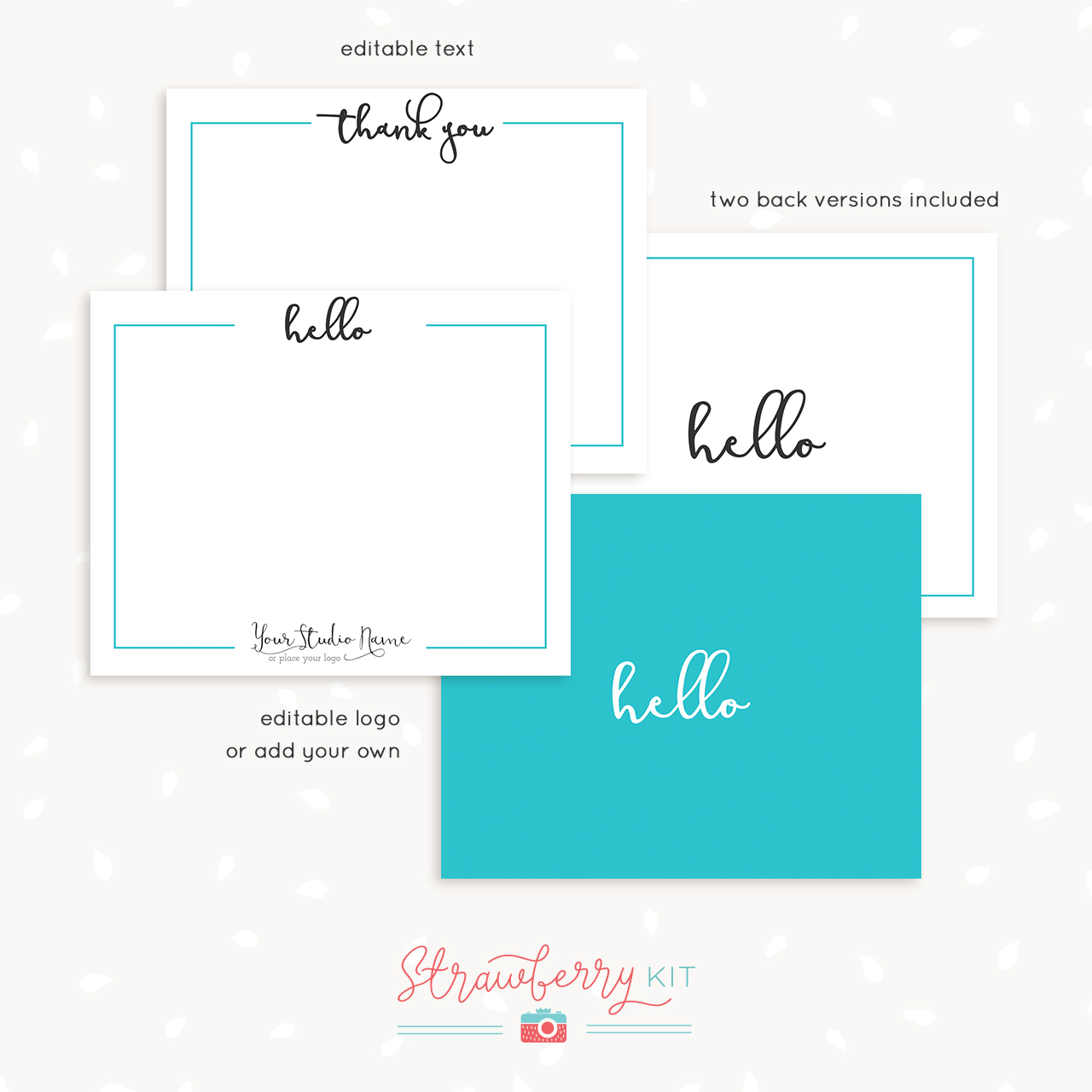 customizable-note-cards-for-photographers-strawberry-kit