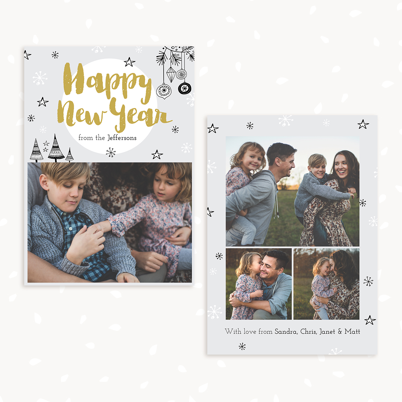 Happy New Year Card Template