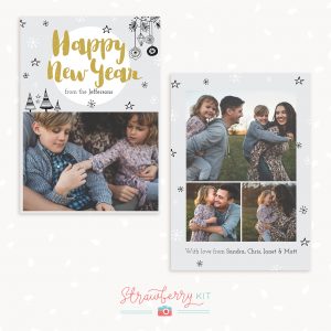 Happy New Year Card Template