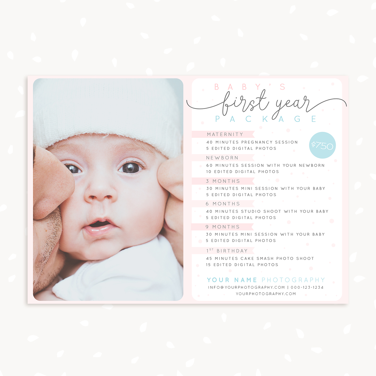 Baby Package Photographers Template