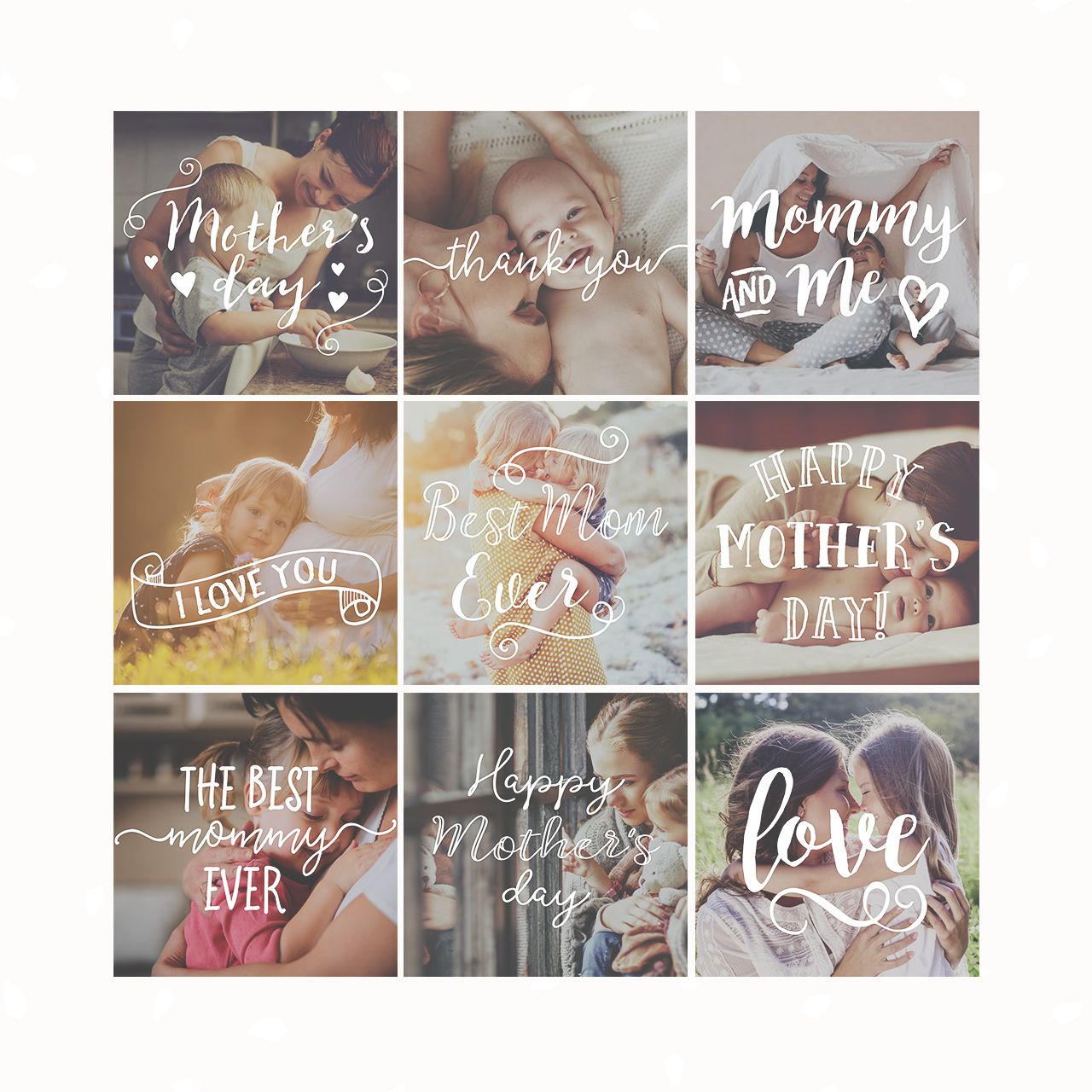 Mother's Day Photography Overlays