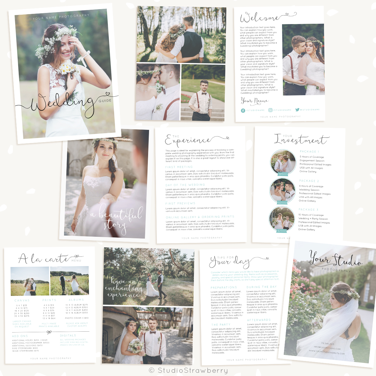 Wedding Photography Magazine Template