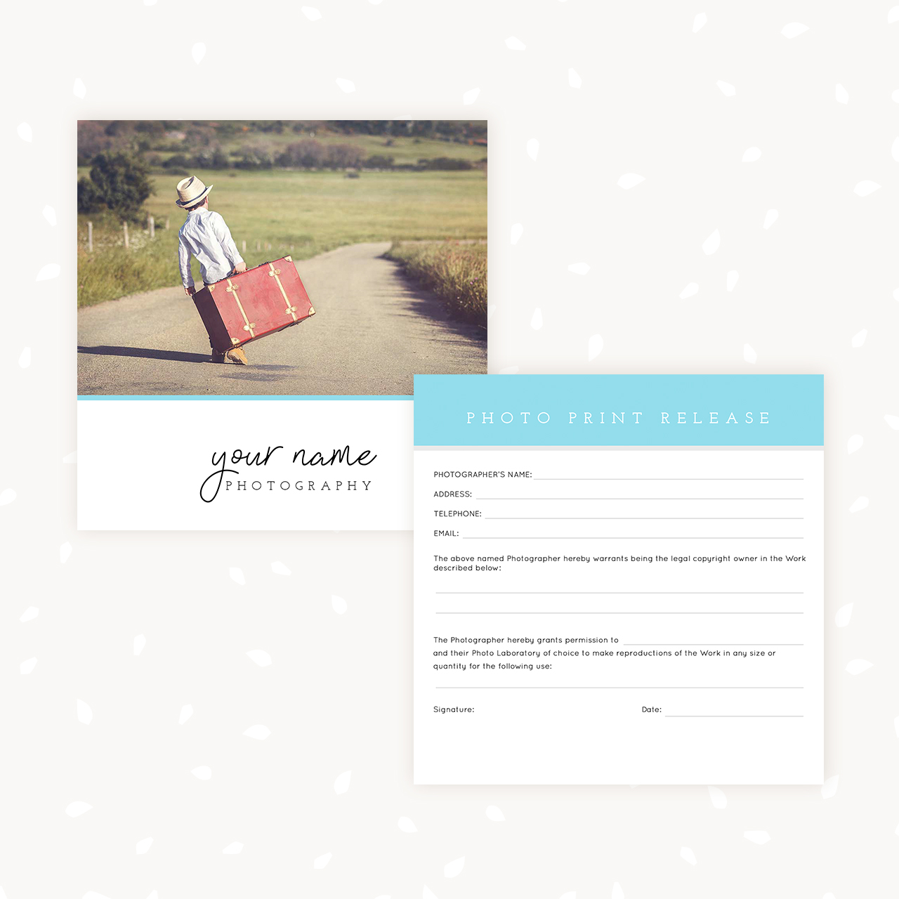 5x5 photo print release template