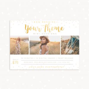 Photographer Mini Sessions Template