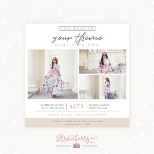 Mini Sessions Template Download Photographers
