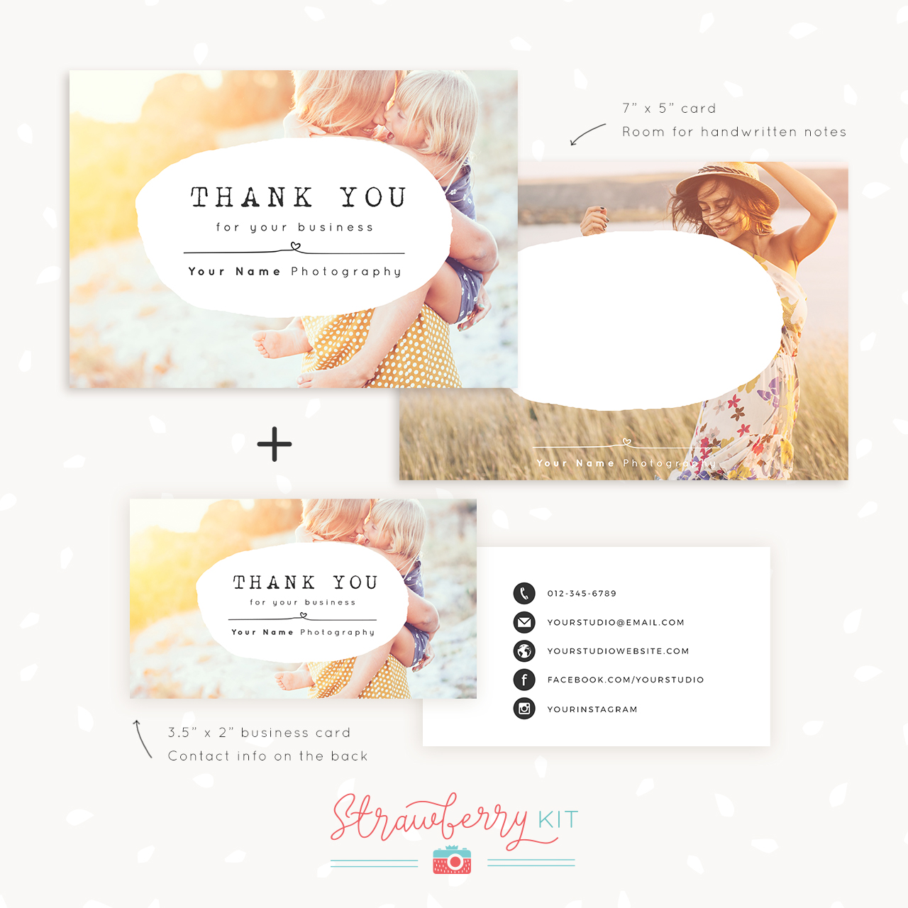 Thank You Note Card Template