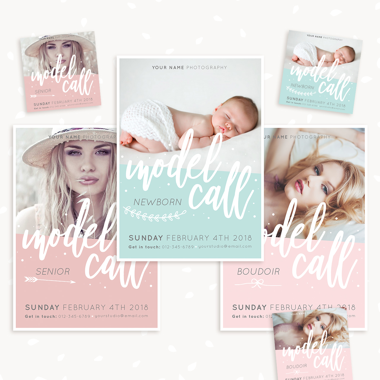 Model Call Templates for Photographers