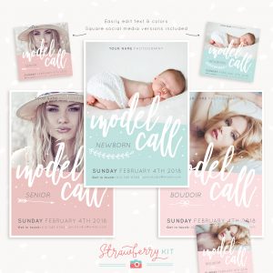 Model Call Templates for Photoshop