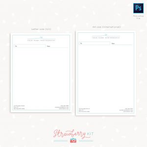 Photography Letter Head Template