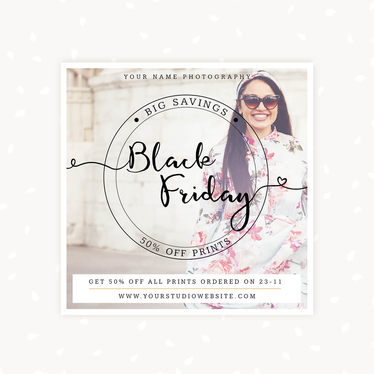 Black Friday Photography Template