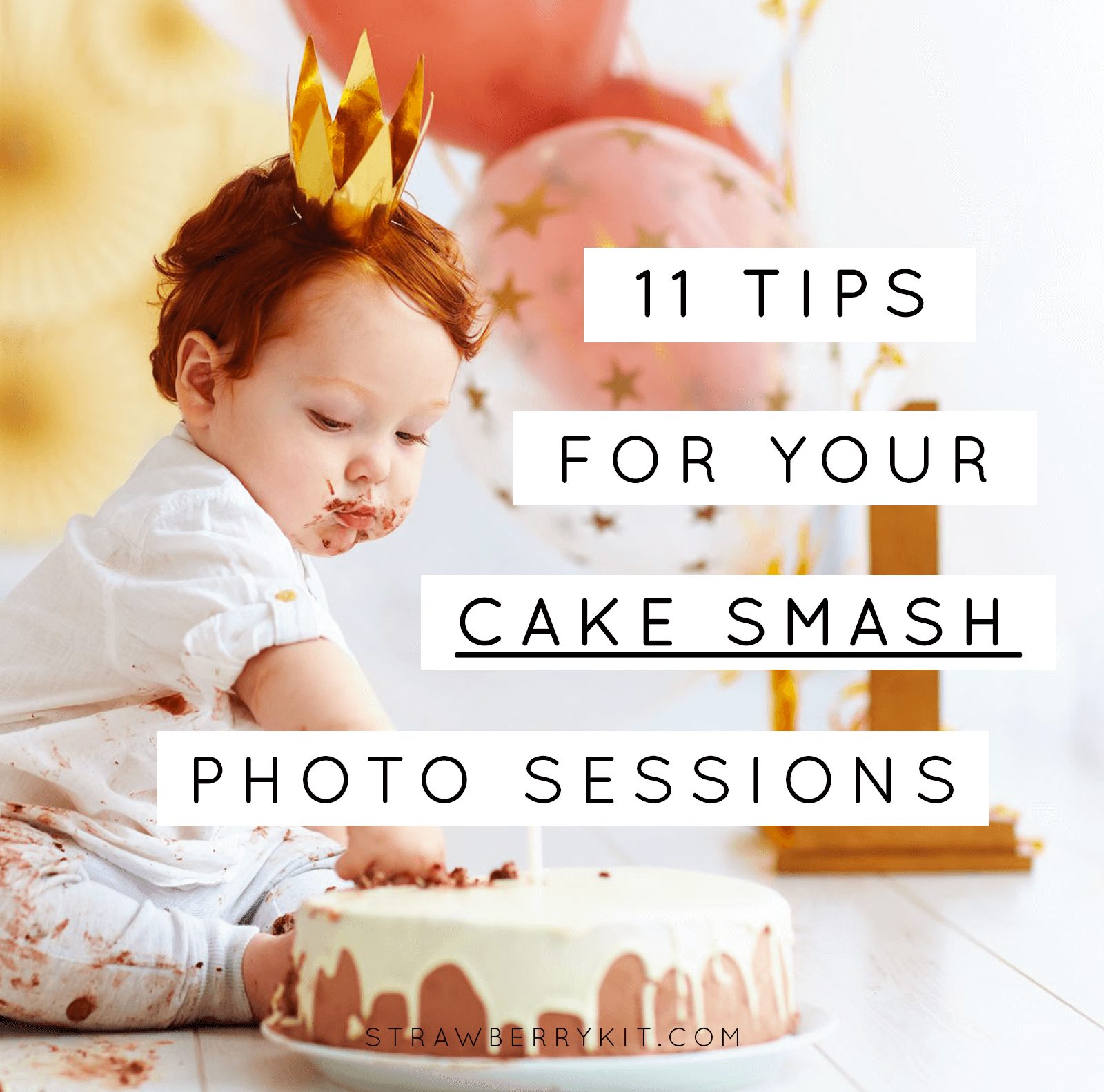 Cake Smash Photo Session Tips