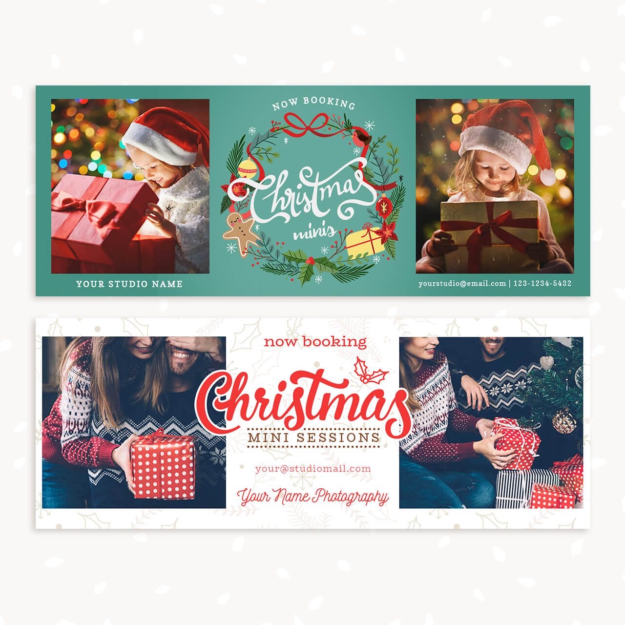 Christmas Minis Facebook Covers