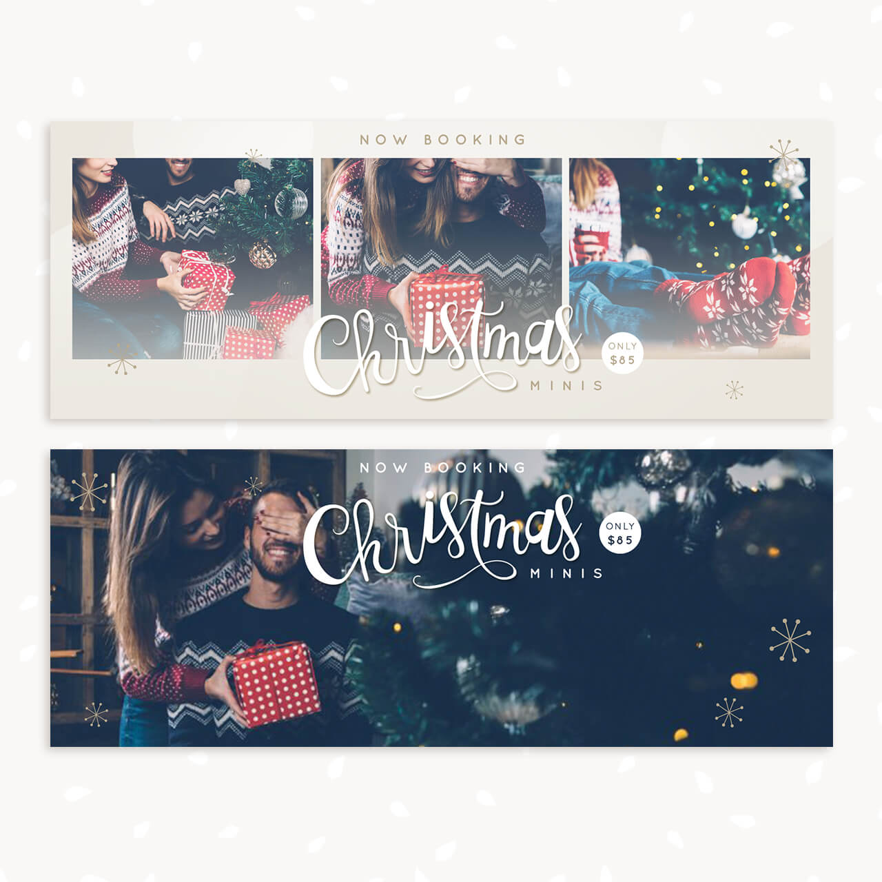 Christmas Mini Sessions Facebook Cover