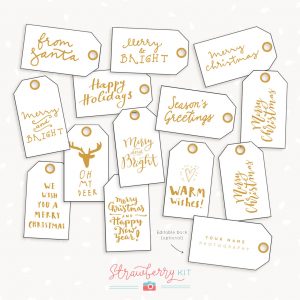 Christmas Tags Printable