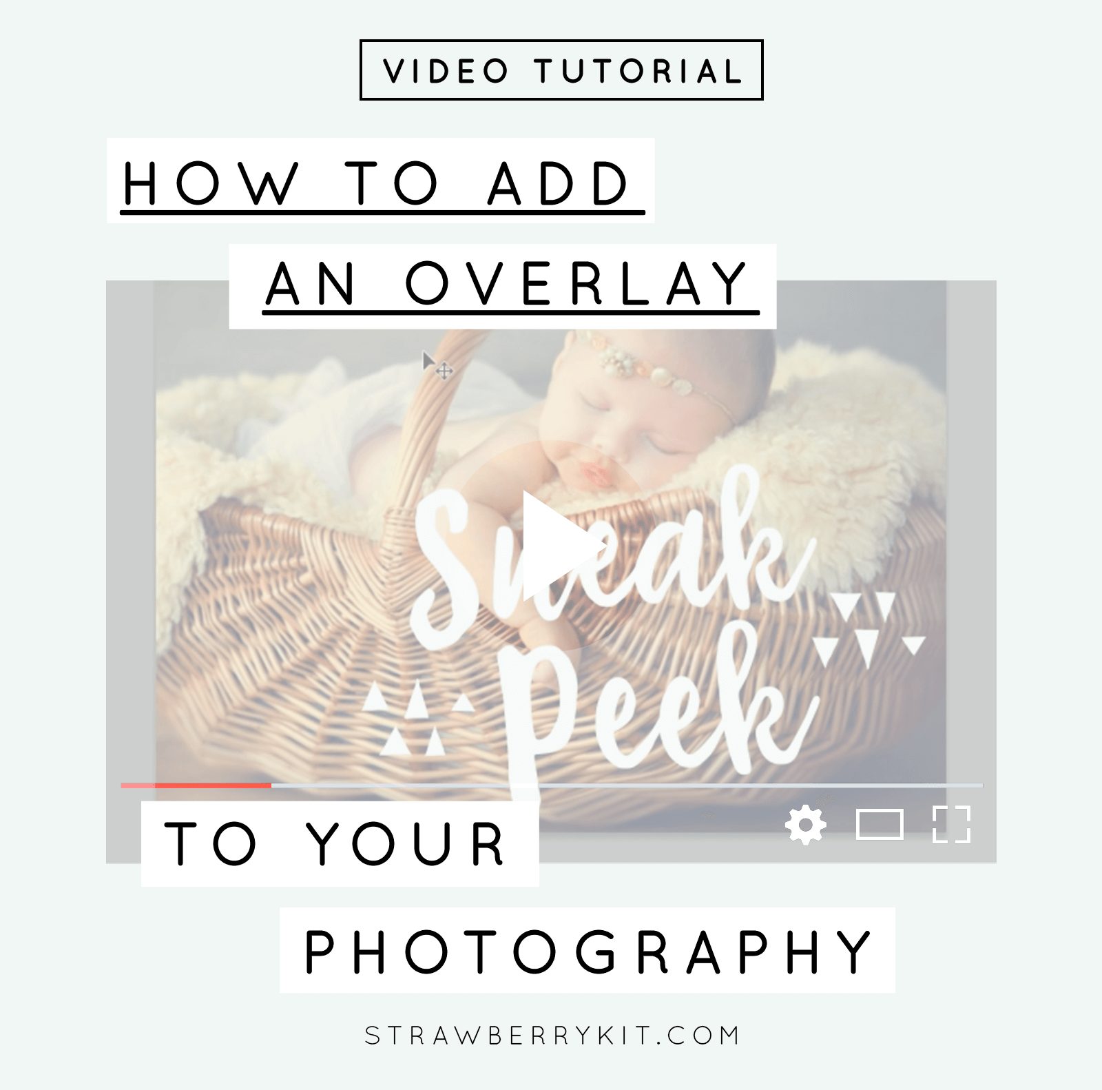 How to add an overlay to photograph
