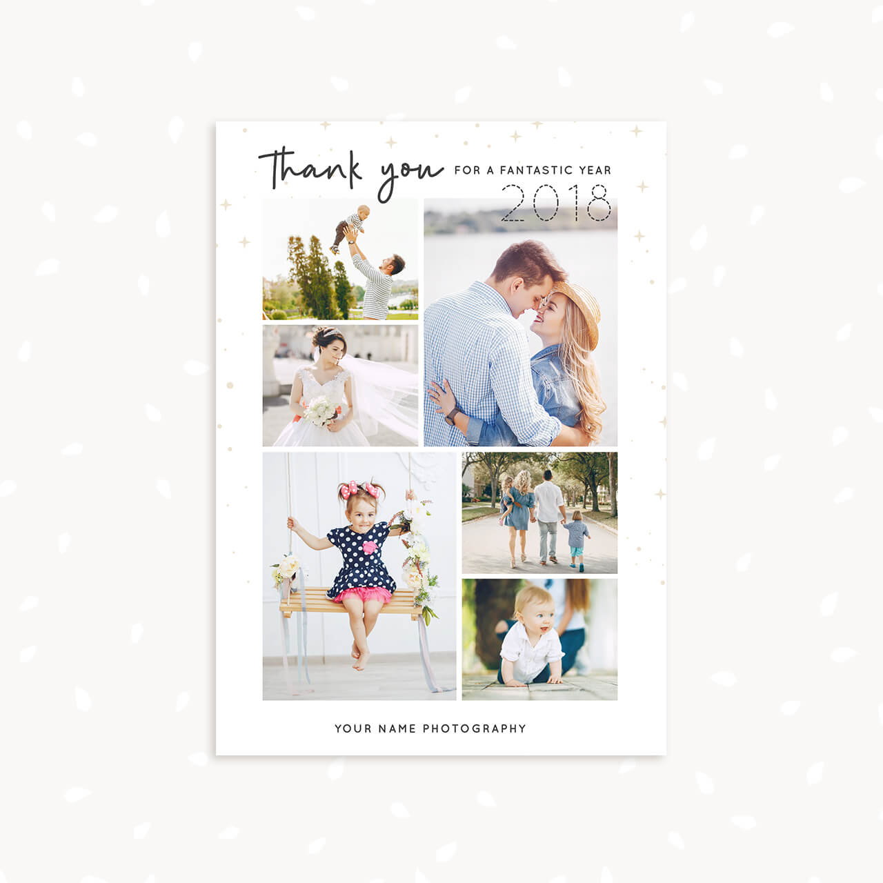New Year Thank You Card Photographers