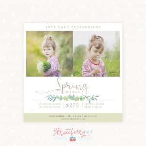 Spring Mini Sessions Template Square