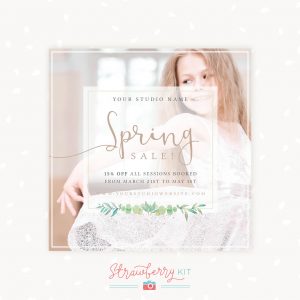 Spring Photography Sale Template