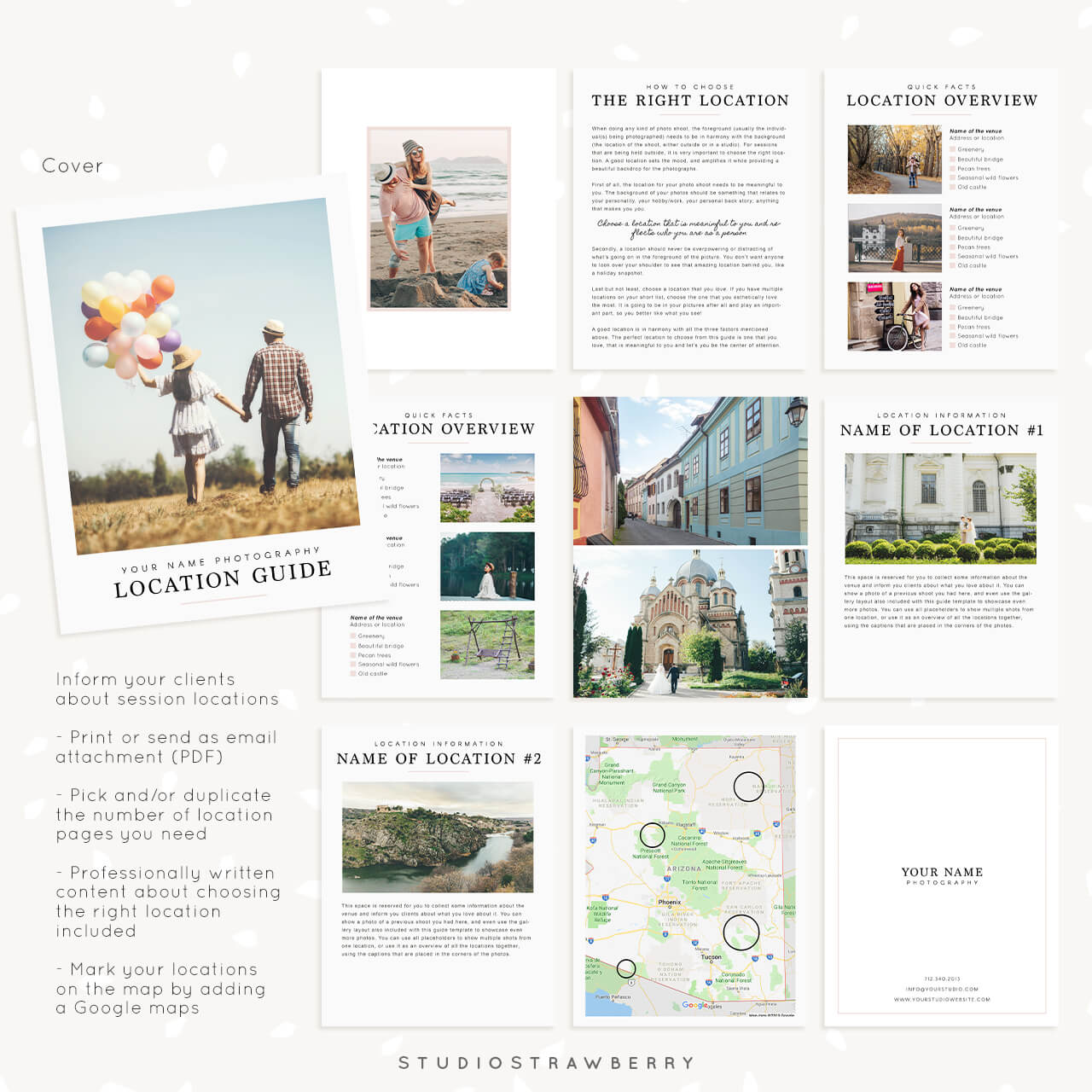 Location Guide Template Photographers