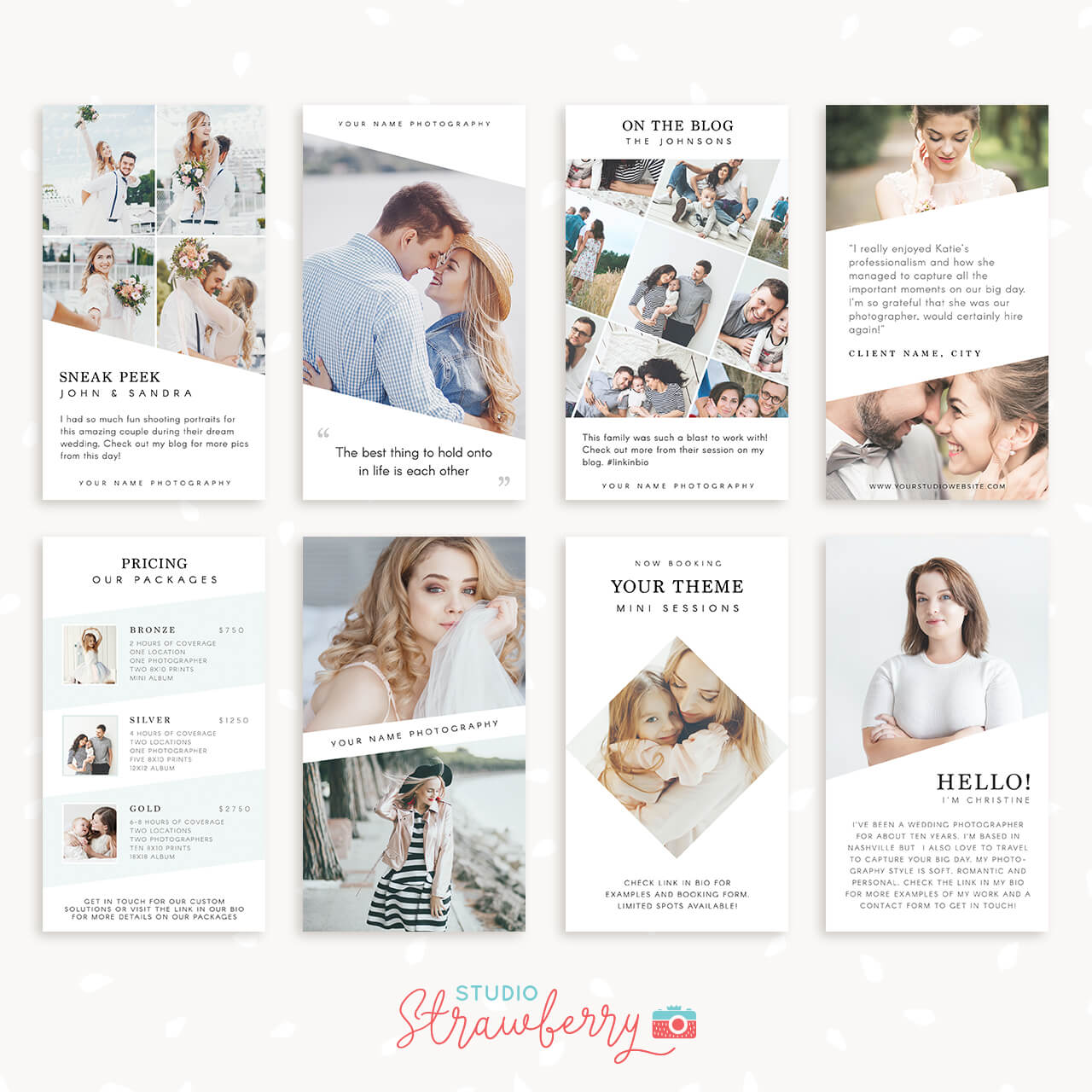 Instagram Stories Pack Psd Templates Creative Market