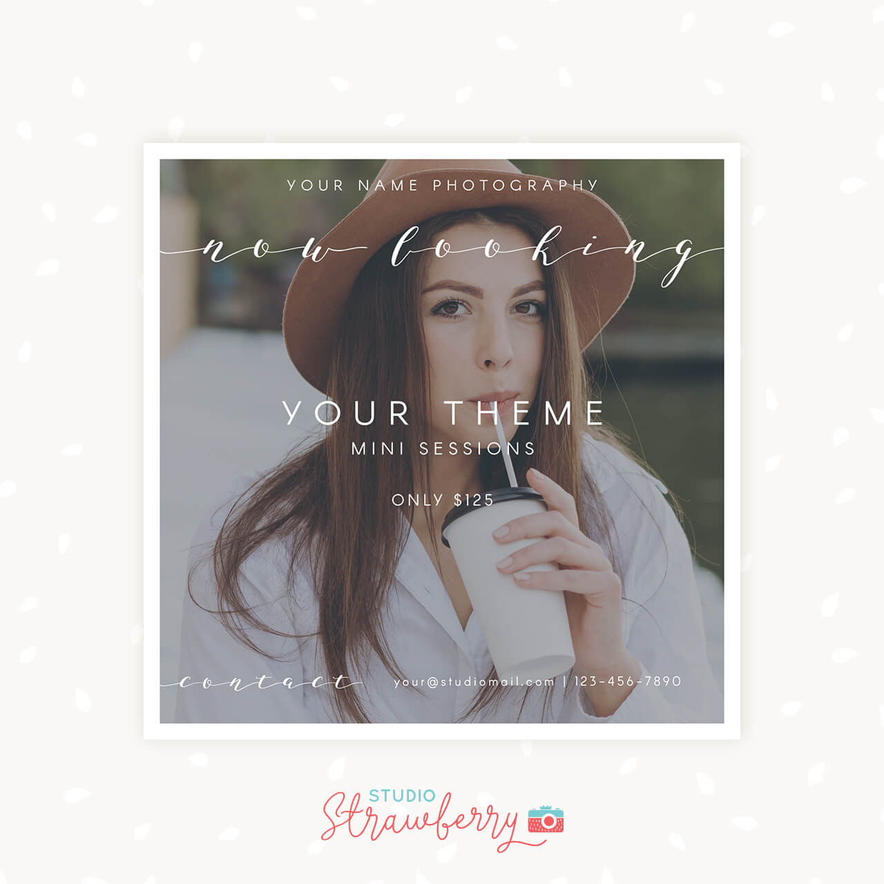 Your Theme Calligraphy Mini Sessions Template