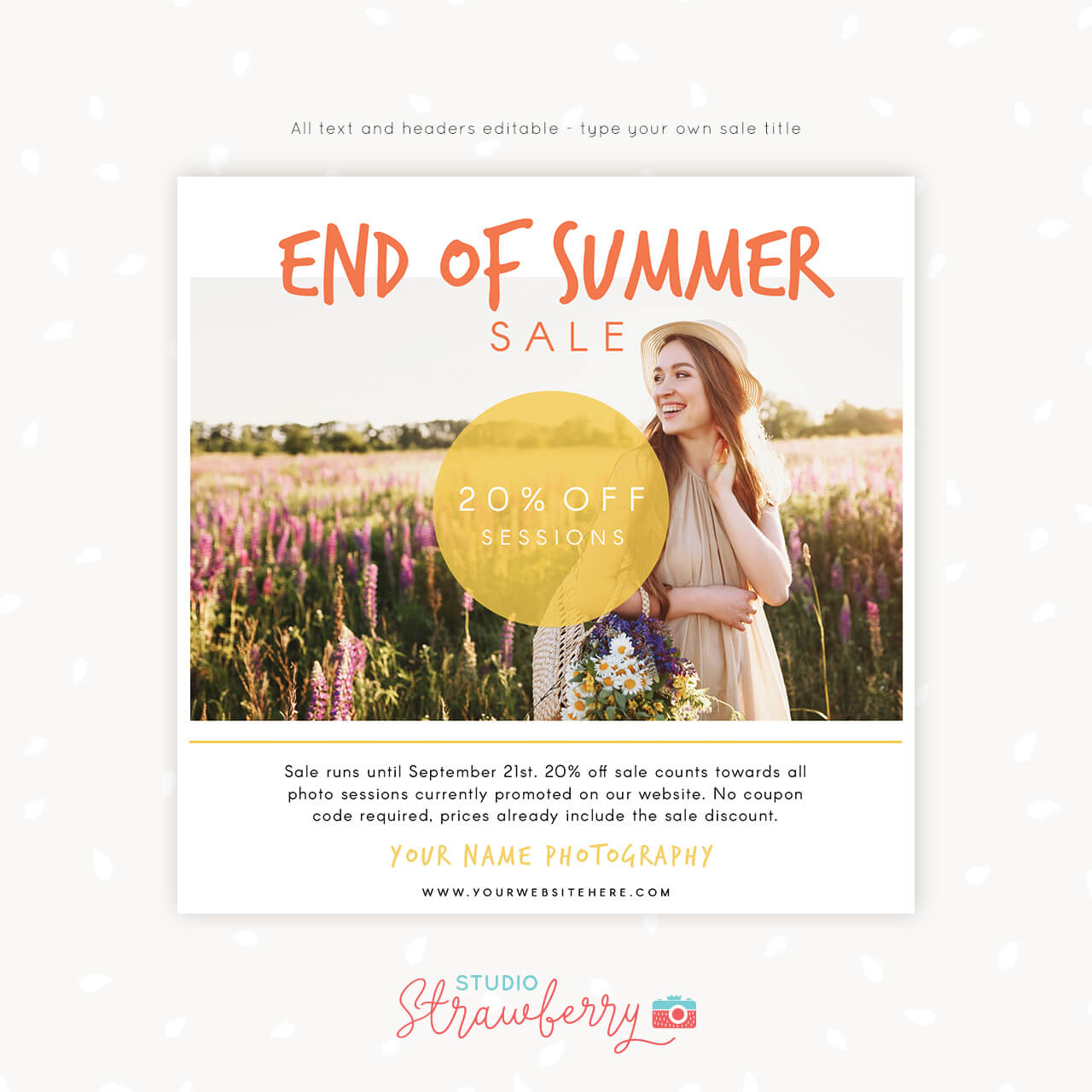 End of Summer Sale Template