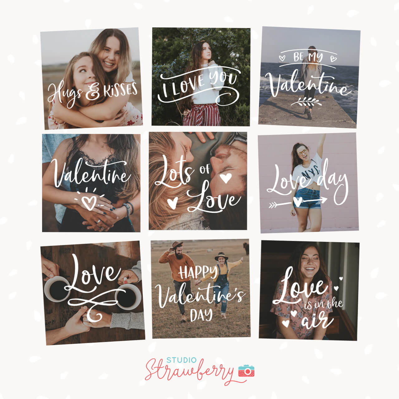 Valentine Photography Overlays