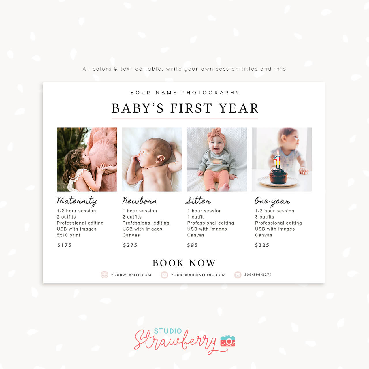 Baby' First Year Photo Packages