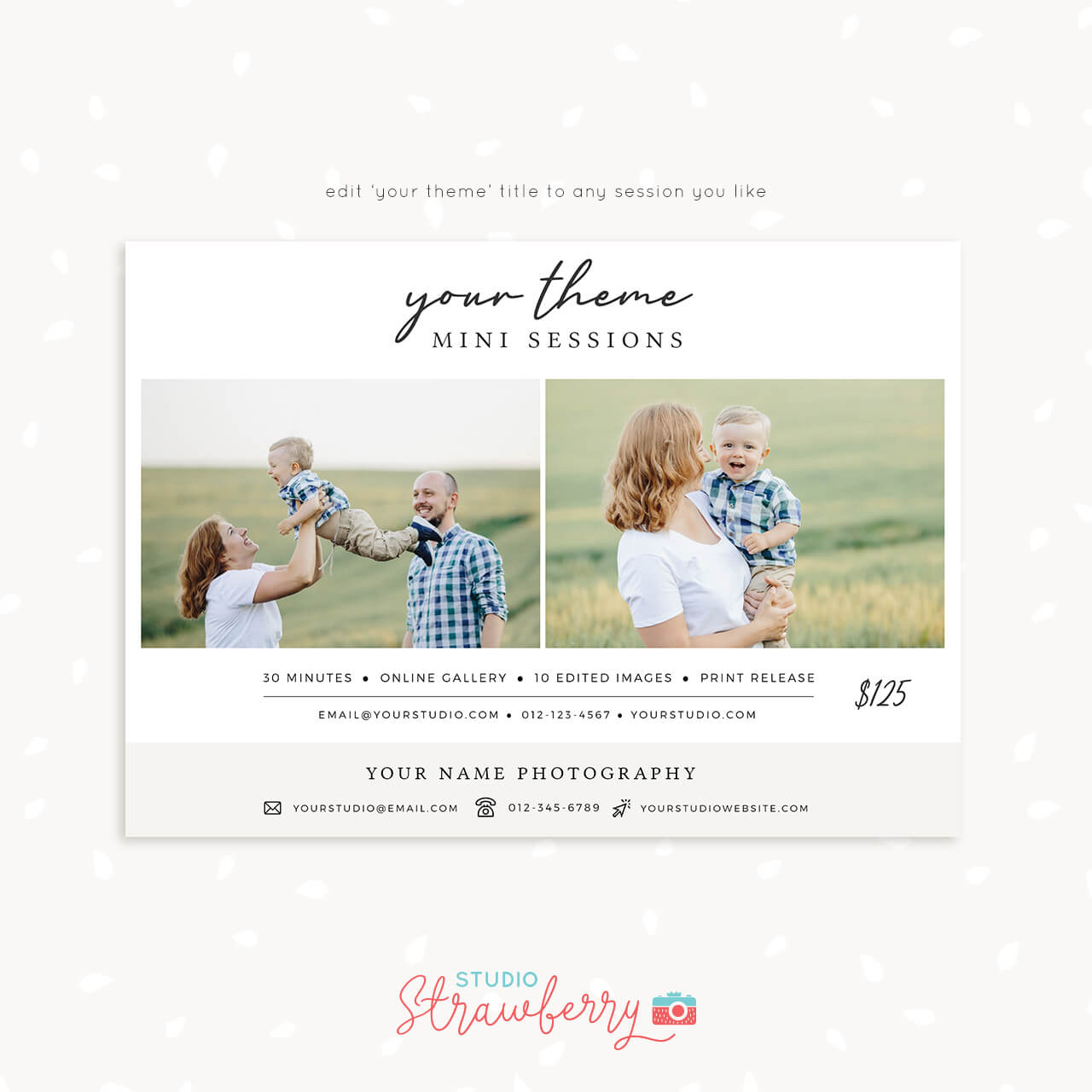 Your theme mini sessions template