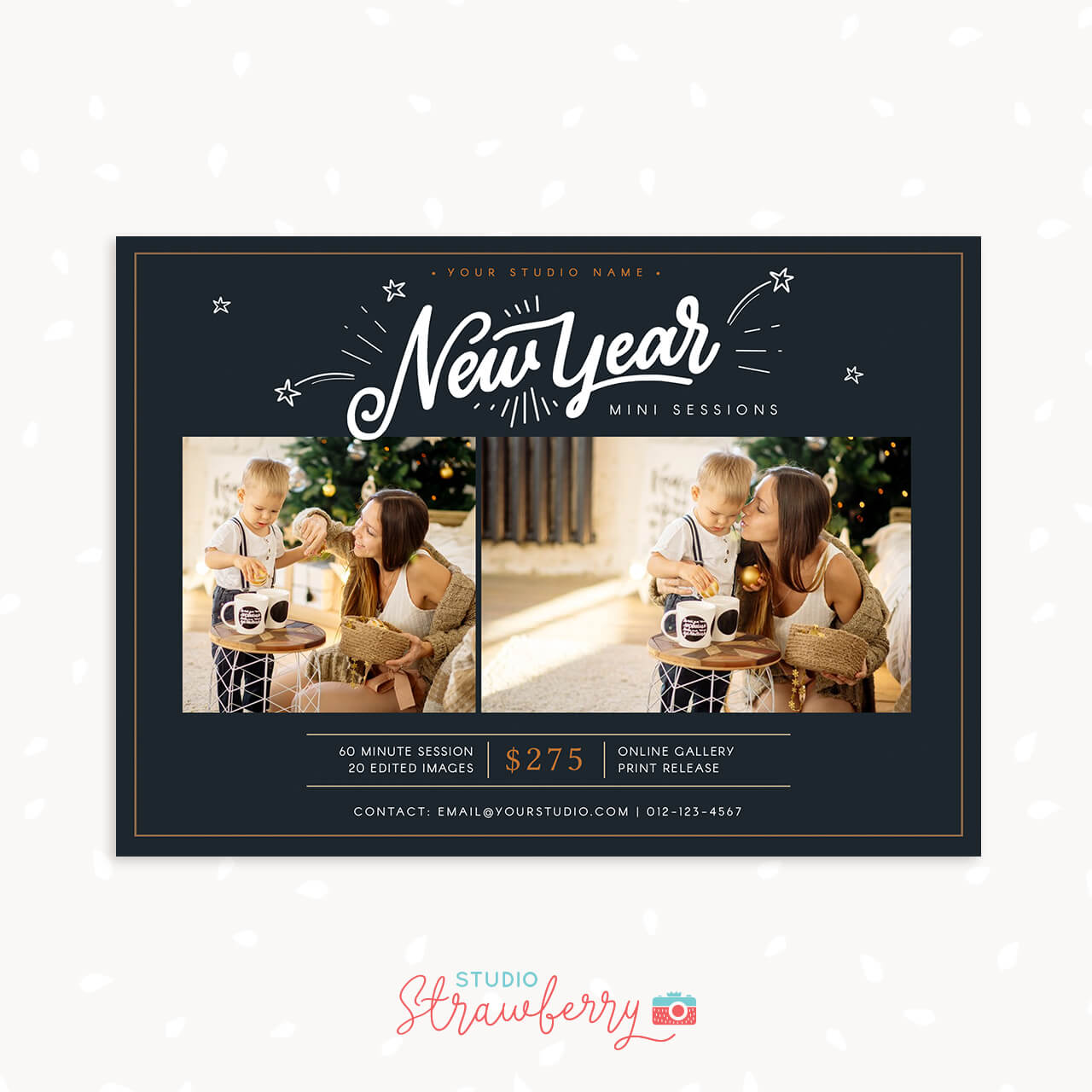 New Year Mini Sessions Template