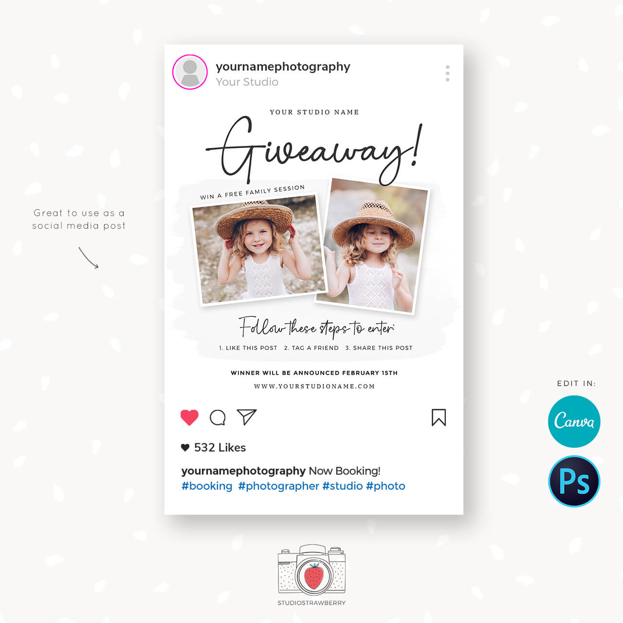 Instagram Giveaway Templates for Your Contest - ShareThis