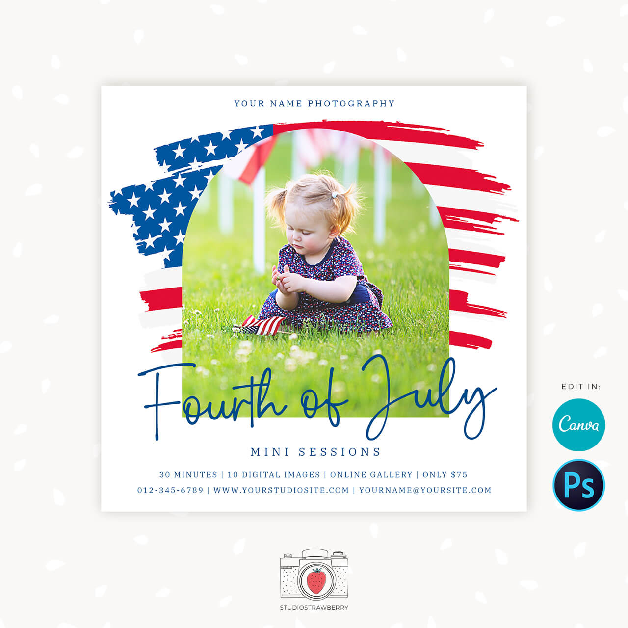 Fourth of July mini sessions