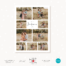 Editable family photo collage template
