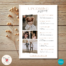 Canva flyer featuring an editable schedule for photo sessions.