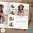 Graduation photo tribute template designed for Canva, perfect for senior yearbooks.