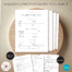 Minimal wedding photography contract template with a clean, modern design.