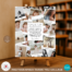 Photographer end of year thank you collage template with polaroid style photos arranged in a clean Canva layout.